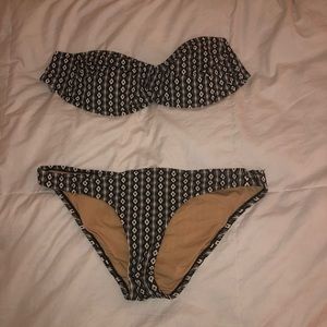 J.crew bandeau bathing suit